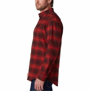 Pendleton Mens Mason Flannel Shirt Red/ Black Plaid Size XL